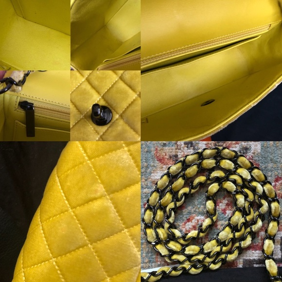 SOLD***Chanel Classic Mini Rectangular Velvet Bag - Picture 11 of 13